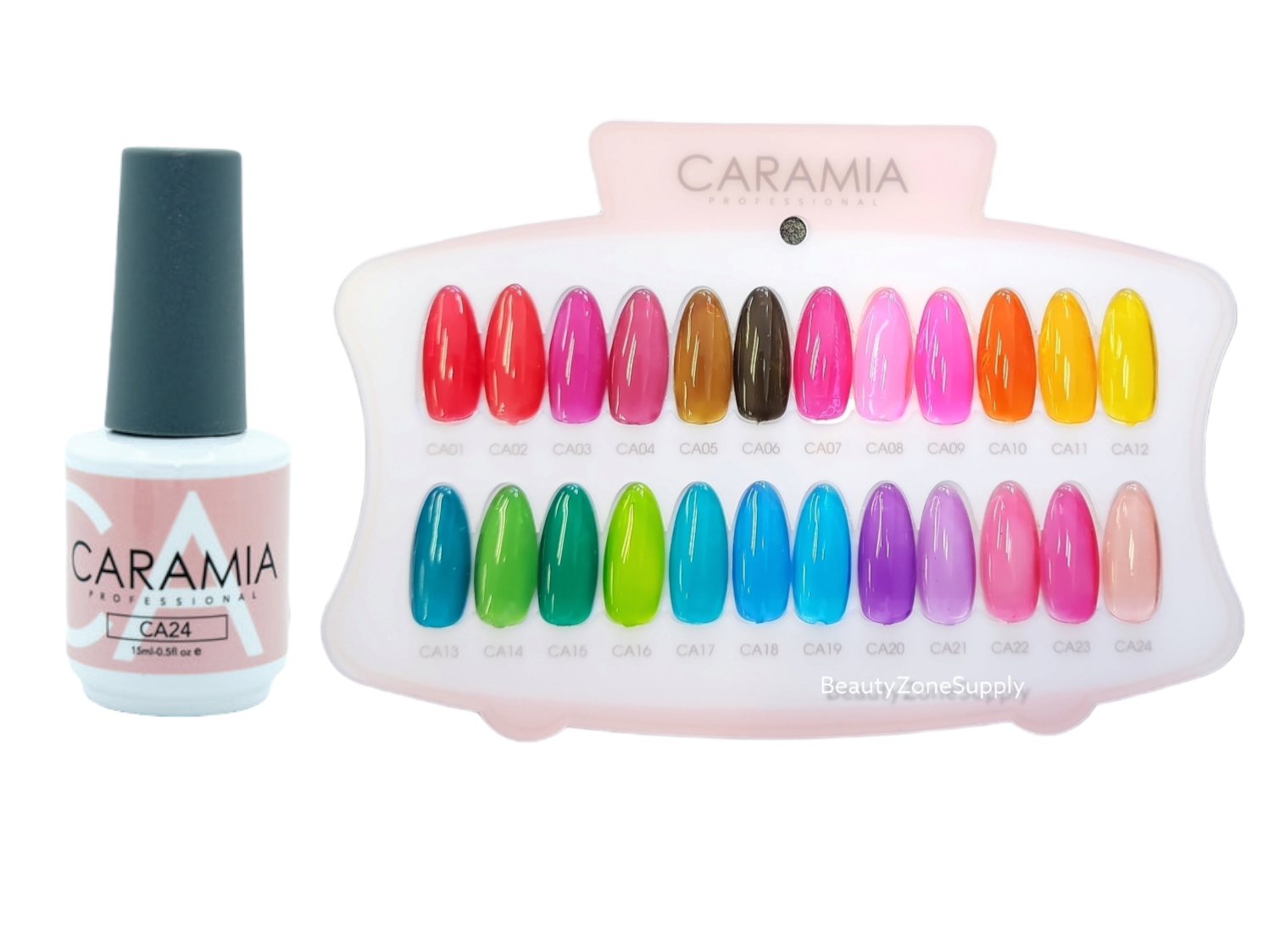 15 ml 0.5 oz Caramia Professional Soak-off Jelly Gel Polish #24