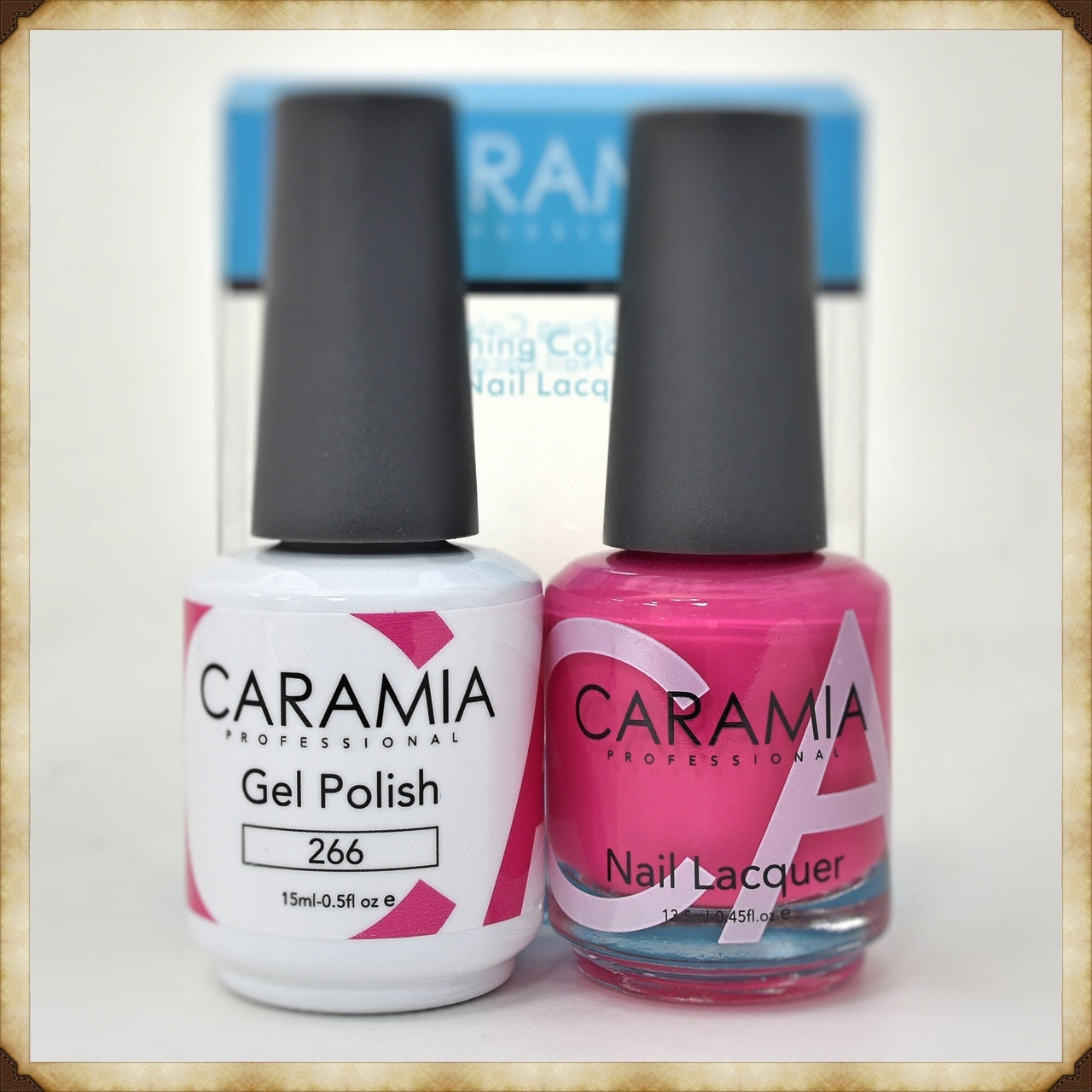 Caramia 266 Duo Gel and Lacquer Set
