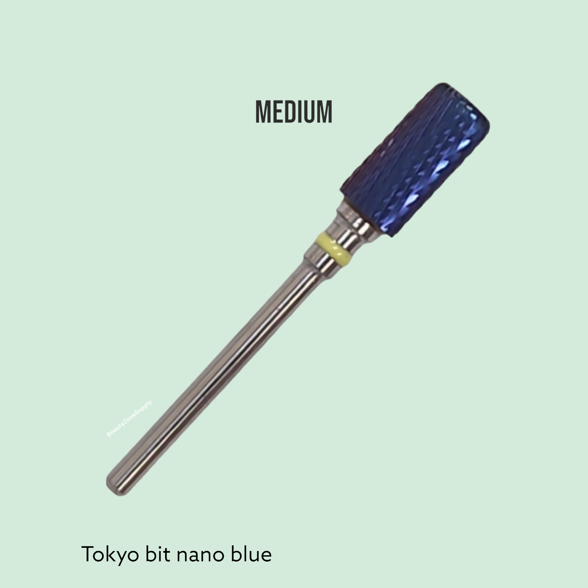 Professional Carbide 3/32 Shank Size Tokyo Nano Blue Medium Bit for Nails