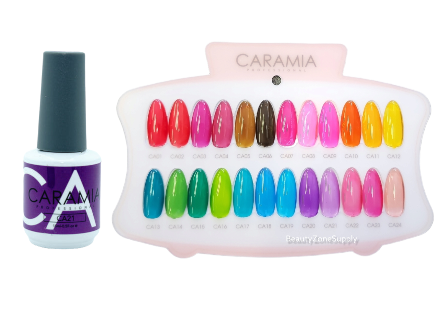 Caramia Professional Soak-off Jelly Style Gel Nail Polish - 15 ml (0.5 oz), Shade #21
