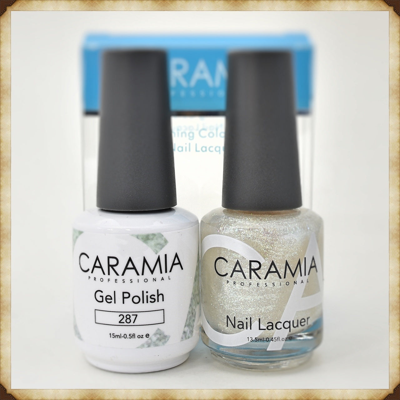 Caramia 287 Duo Set: Gel & Lacquer in One Pack