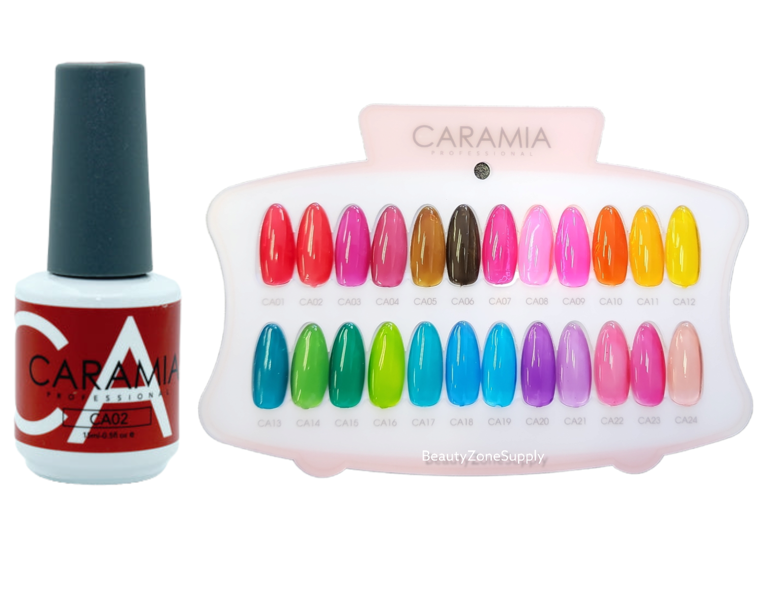 Caramia Professional 15 ml 0.5 oz Soak-off Jelly Gel Polish #02