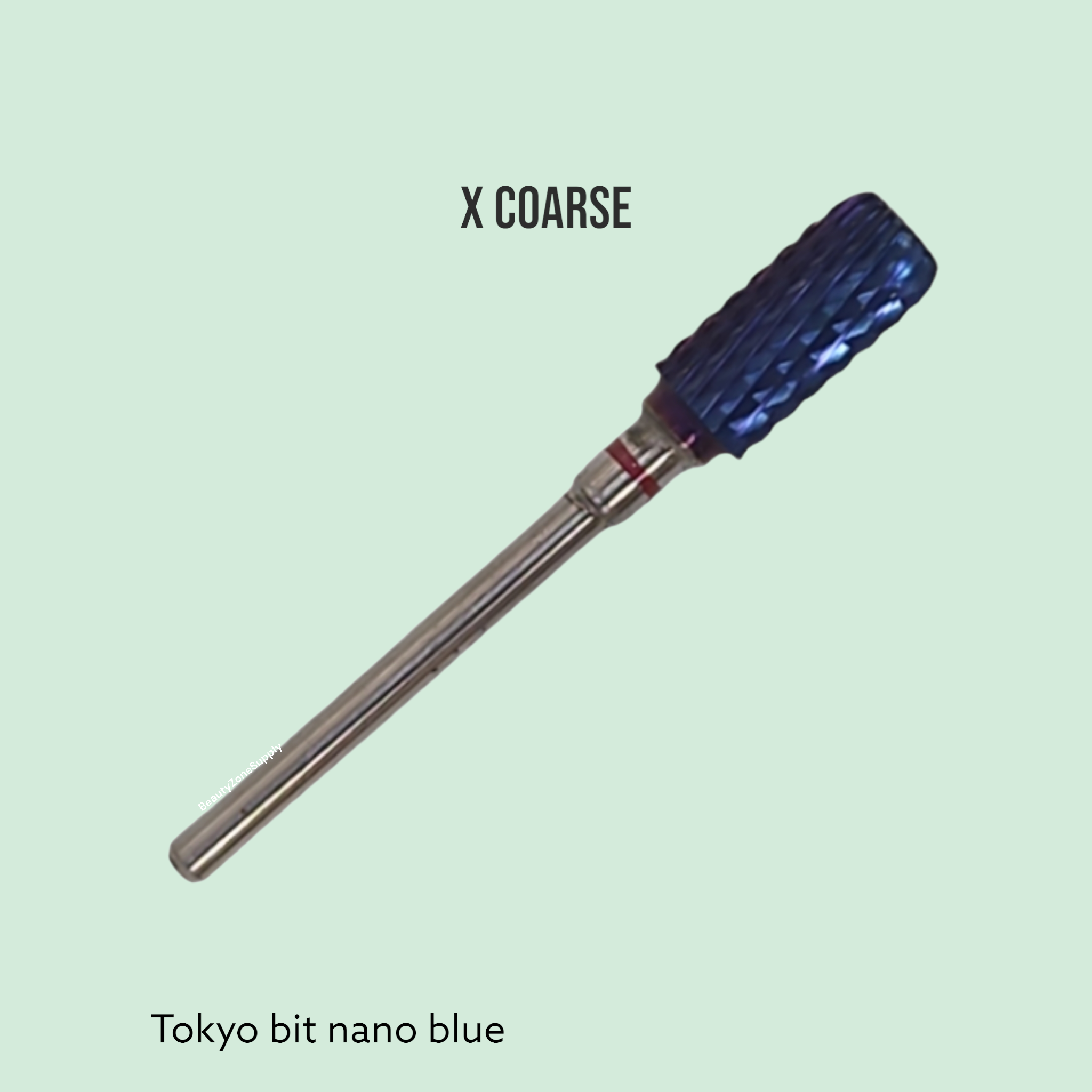 Professional Carbide Drill Bit with 3/32 Shank Size - Tokyo Nano Blue Bit - Extra Coarse for Nails