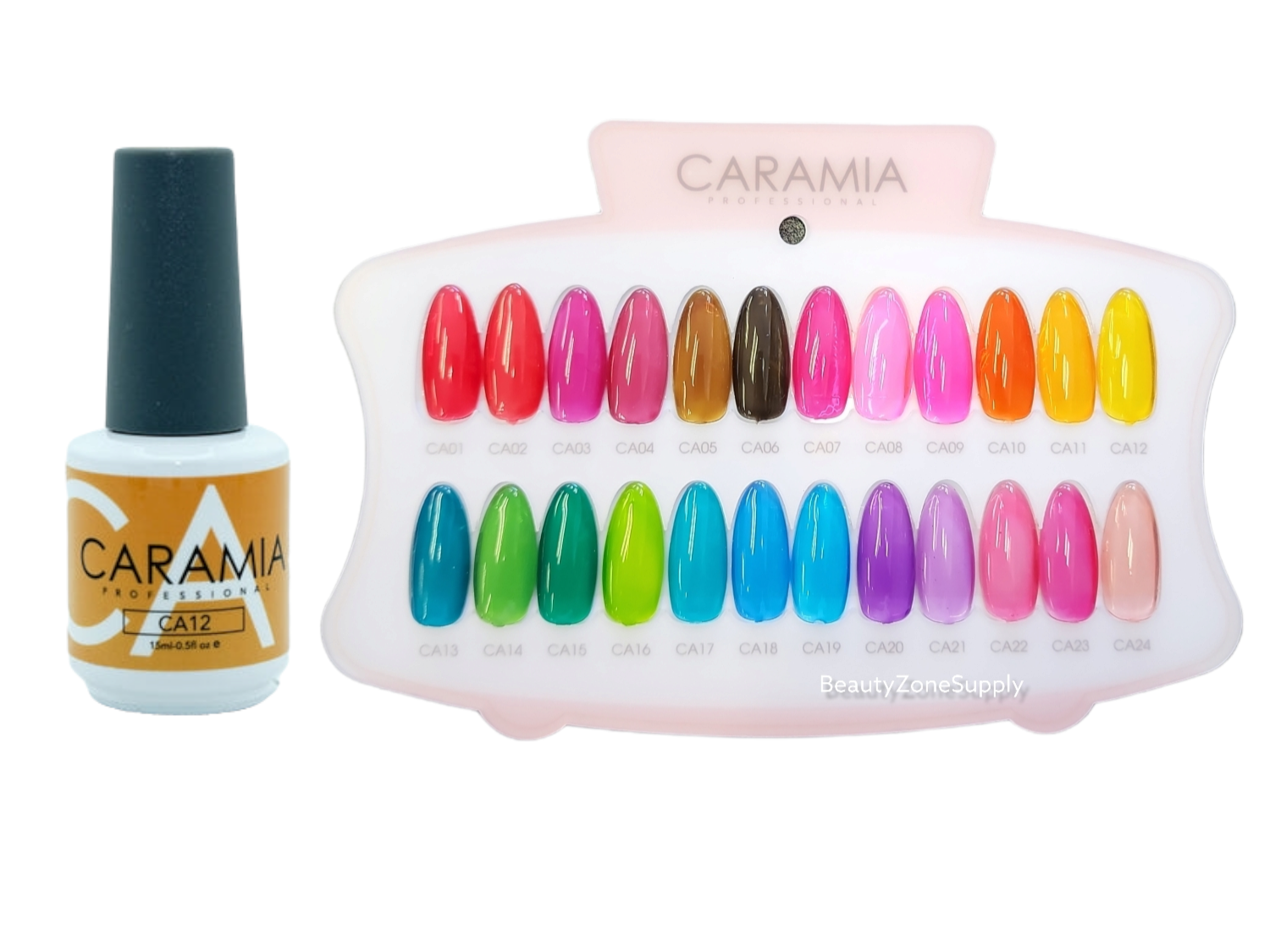 15 ml 0.5 oz Caramia Professional Soak - off Jelly Gel Polish #12