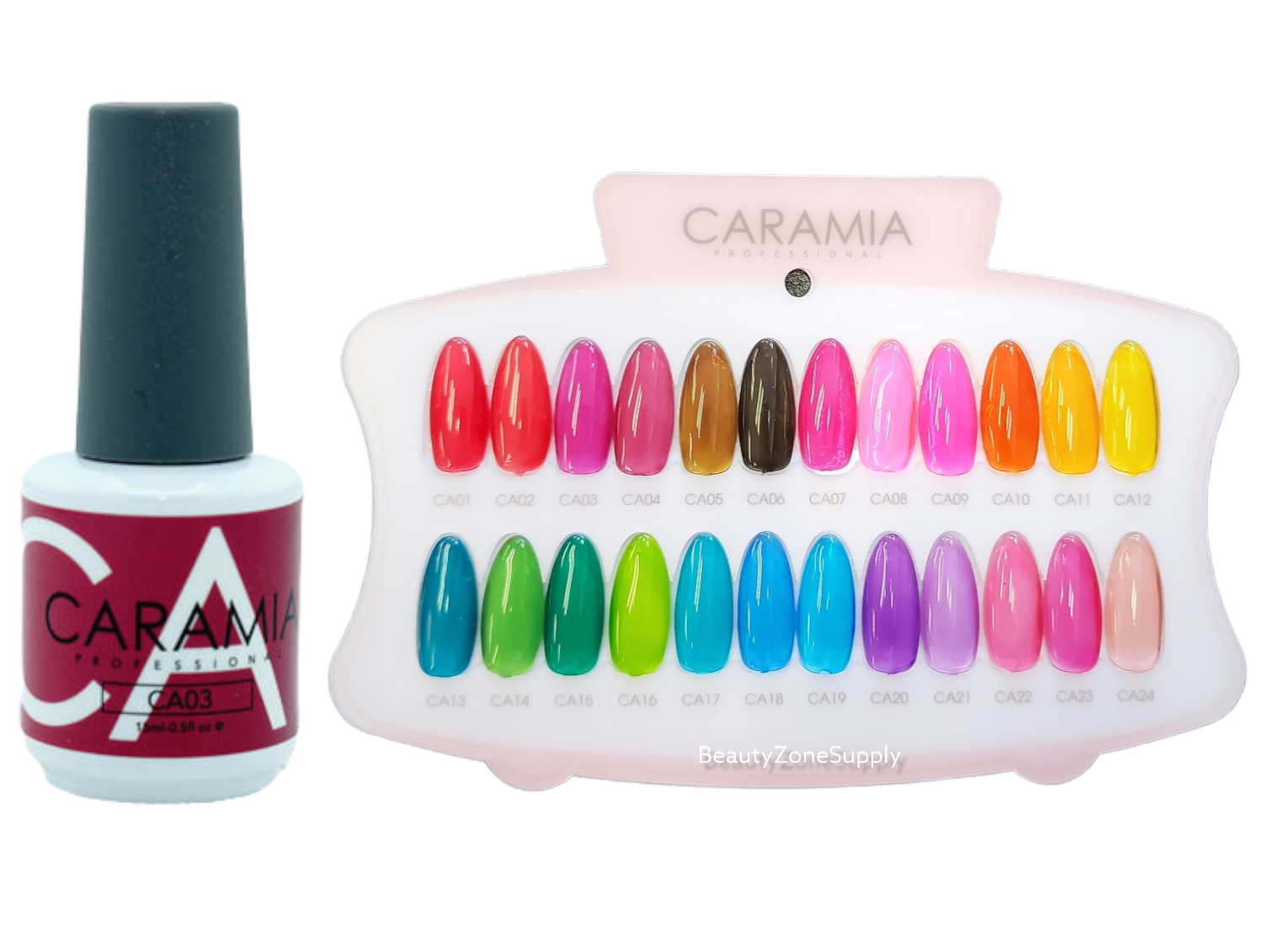 15 ml 0.5 oz Caramia Professional Soak - off Jelly Gel Polish #03